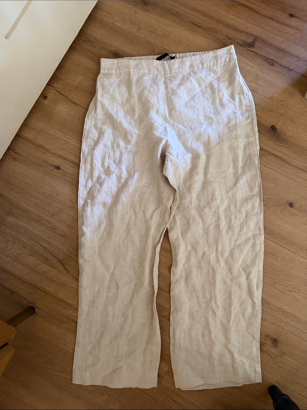 Jenni Kayne L Linen Casual Pants in Beige Tan
